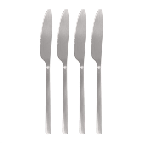 nicola spring Stainless Steel Dinner Knives - 21cm - Pack of Four