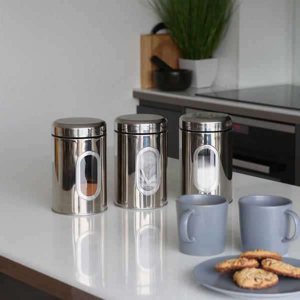 Nicola Spring Stainless Steel Food Storage Container With Window