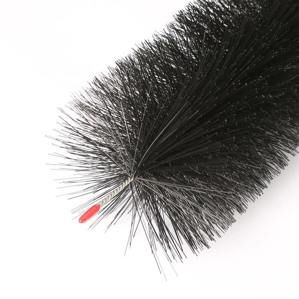 Nicola Spring Stainless Steel Gutter Brush - 4M - Black