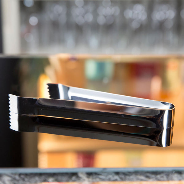 Nicola Spring Stainless Steel Ice Tongs - 17cm - Pack Of 5