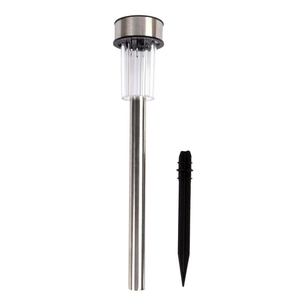 Nicola Spring Stainless Steel Solar Pathway Lights - Pack Of 5