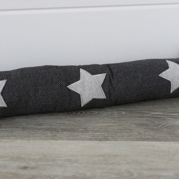 Nicola Spring Star Herringbone Draught Excluder - 79cm