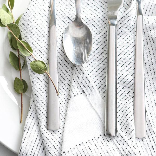 Nicola Spring Tondo 18/0 Stainless Steel Dessert Spoons - Pack Of 6