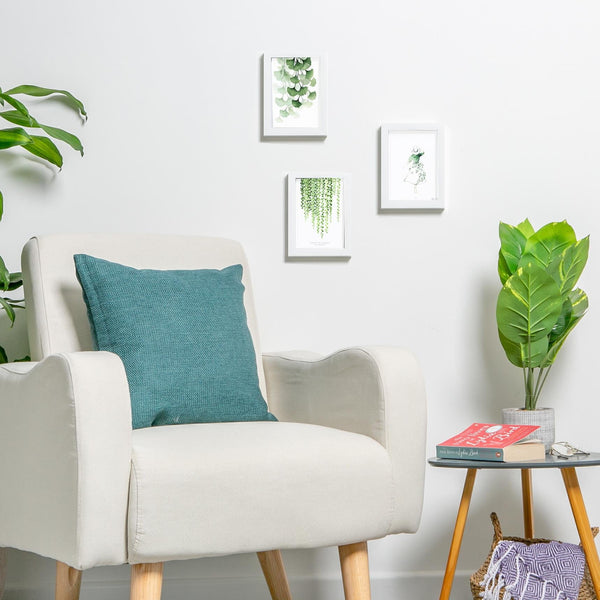 Nicola Spring White 5" X 7" Photo Frame With 4" X 6" Mount