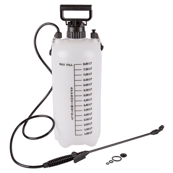 nicola spring White 8L Pressure Sprayer with Shoulder Strap