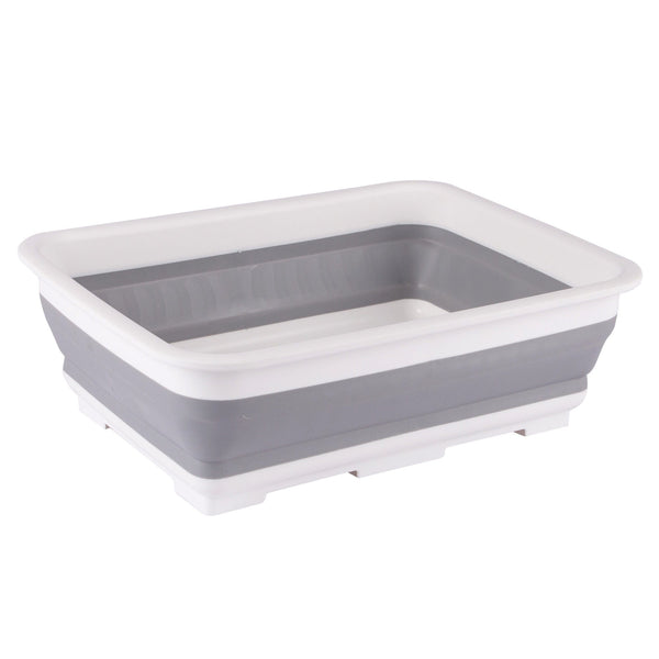 nicola spring White/Grey 7L Plastic Collapsible Washing Up Bowl