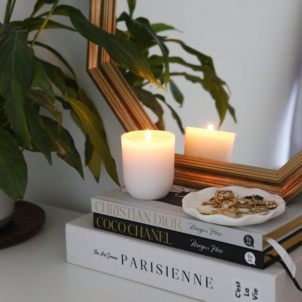 Nicola Spring White Soy Wax Scented Candle - 130g - Coconut & Lime