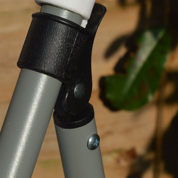 Nicola Spring White Steel Folding Trestle Chairs - Pack Of Two