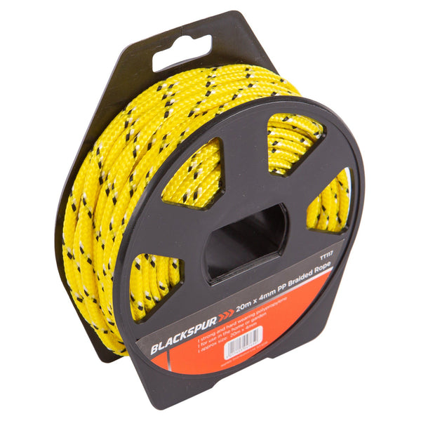 nicola spring Yellow 20m Polypropylene Braided Rope on Reel