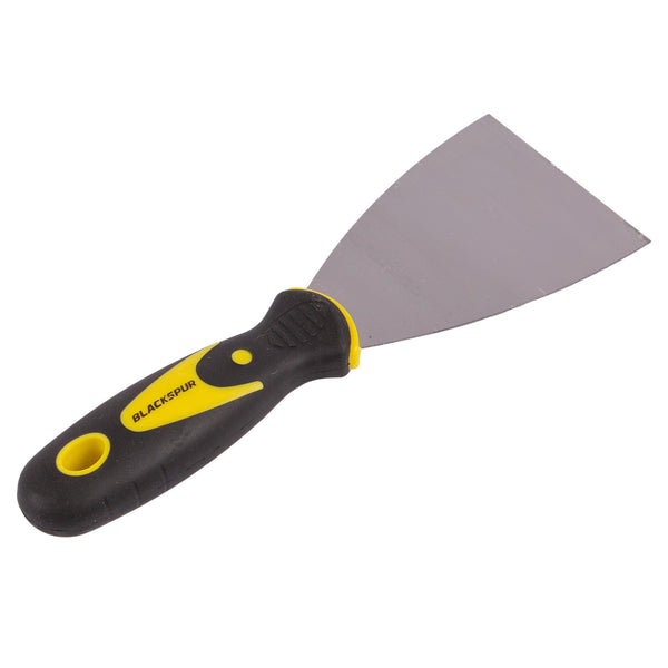 nicola spring Yellow 3" Carbon Steel Scraper with Non-Slip Grip