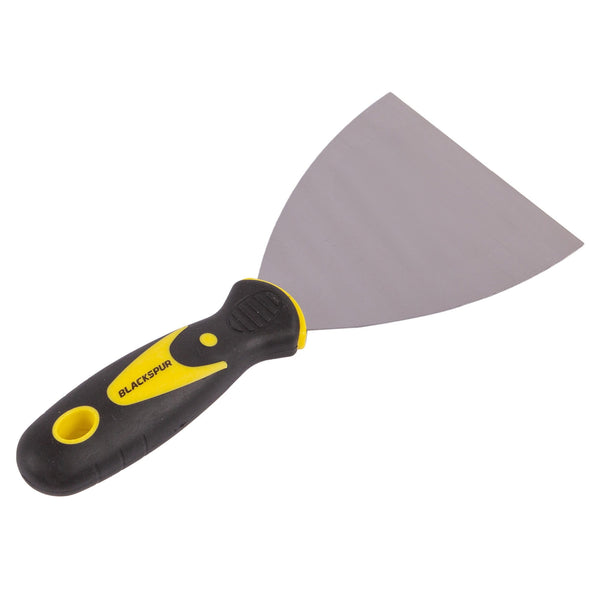 nicola spring Yellow 4" Carbon Steel Scraper with Non-Slip Grip