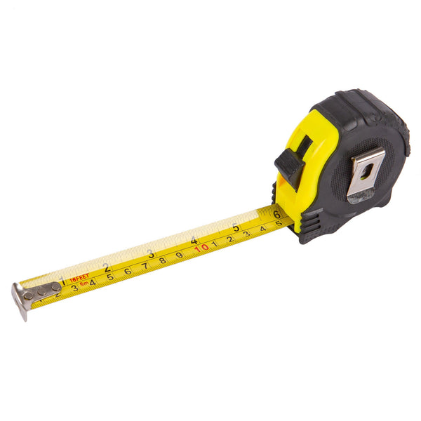 nicola spring Yellow Dual-Blade 5m x 19mm Retractable Tape Measure