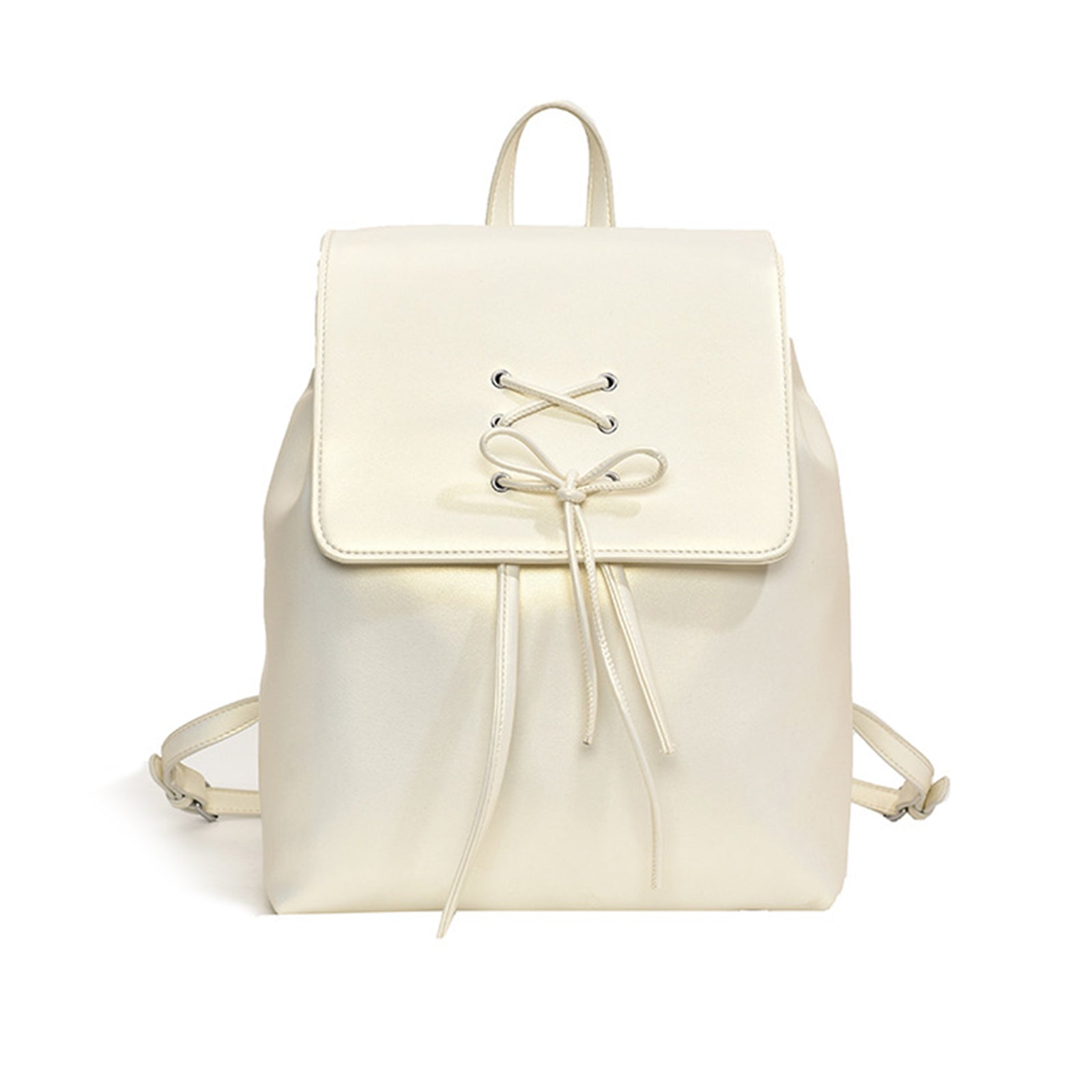 nicole & doris Anti-Theft Flap Backpack with Drawstring