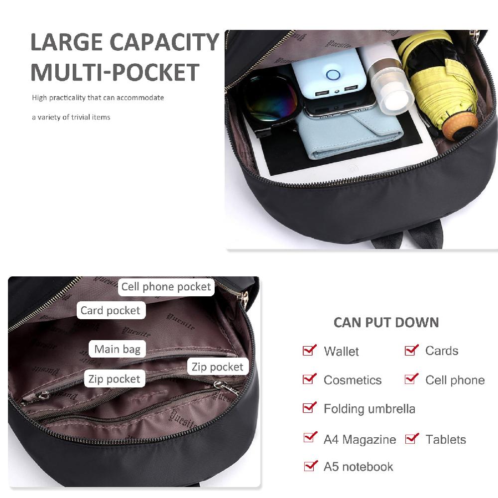 Nicole & Doris Anti-Theft Water Proof College Backpack