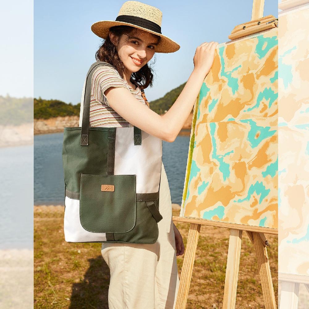 Nicole & Doris Canvas Handbags For Women Casual Shoulder Bag