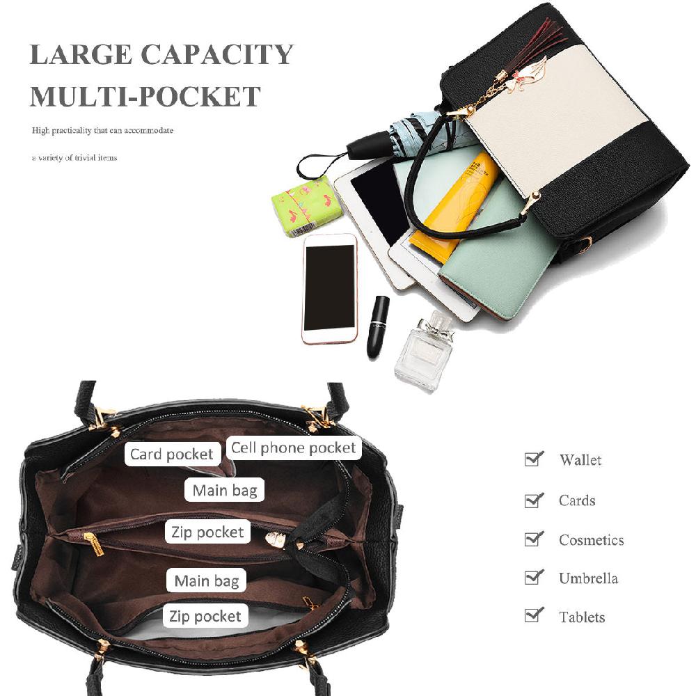 Nicole & Doris Cat Bag Charm Three-Colour Messenger Bag