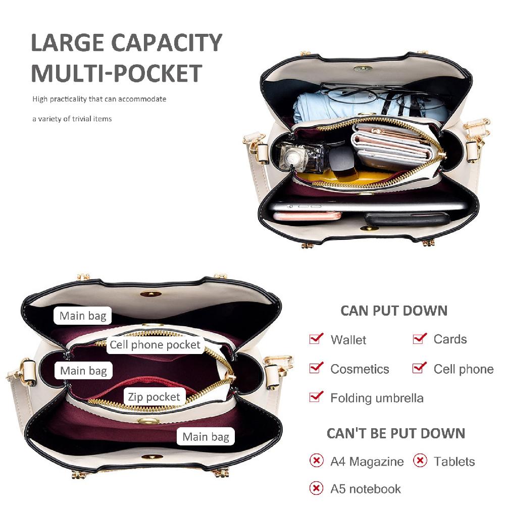 Nicole & Doris Cat Shape Handle Flower Carved Pattern Handbag