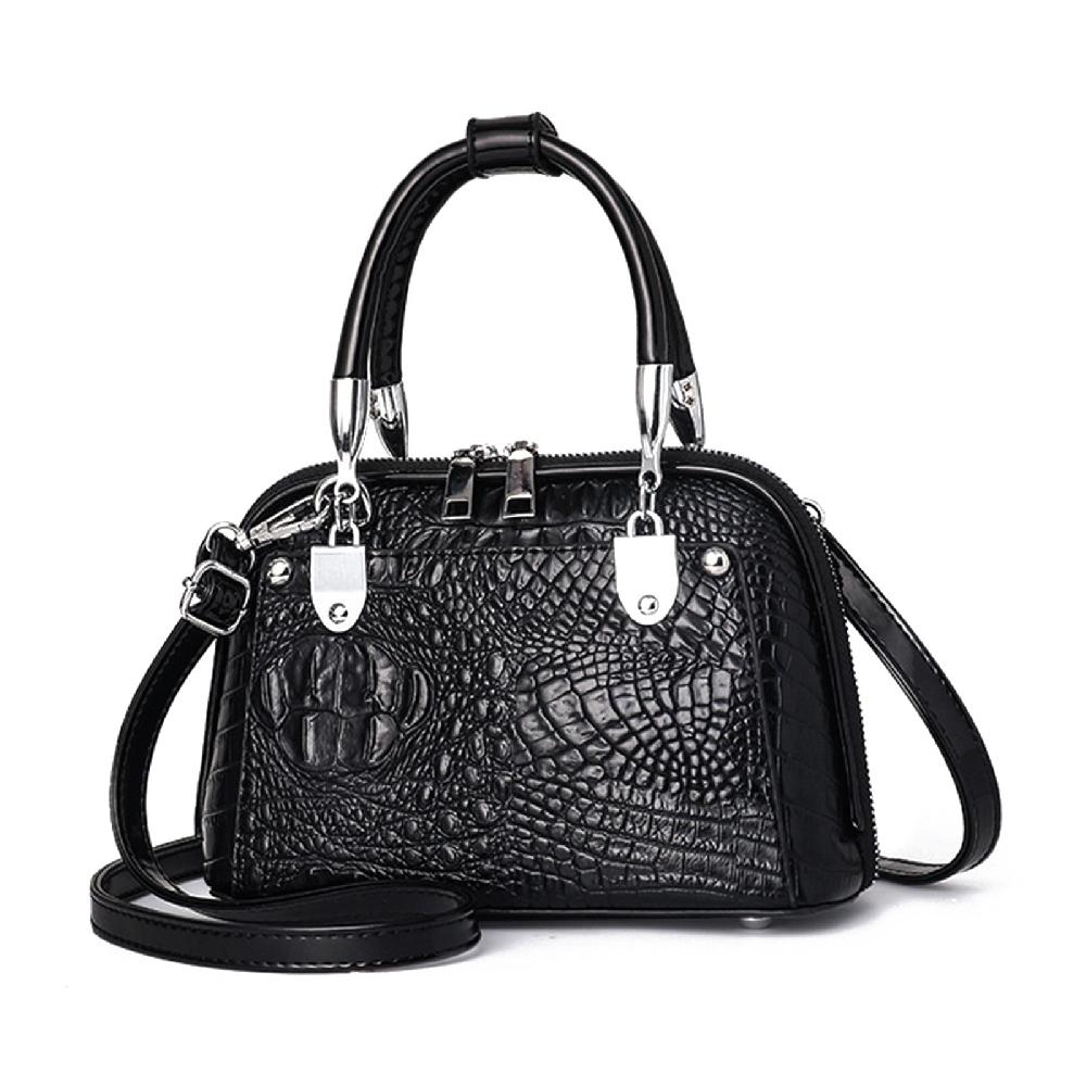 nicole & doris Classic Croc Pattern Ladies Messenger Bag