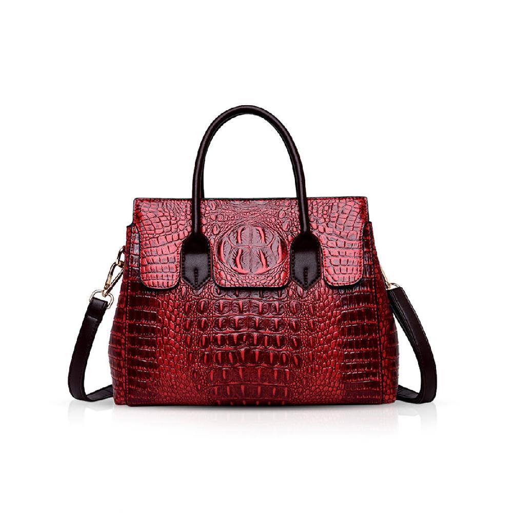 nicole & doris Classic Crocodile Pattern Ladies Handbag