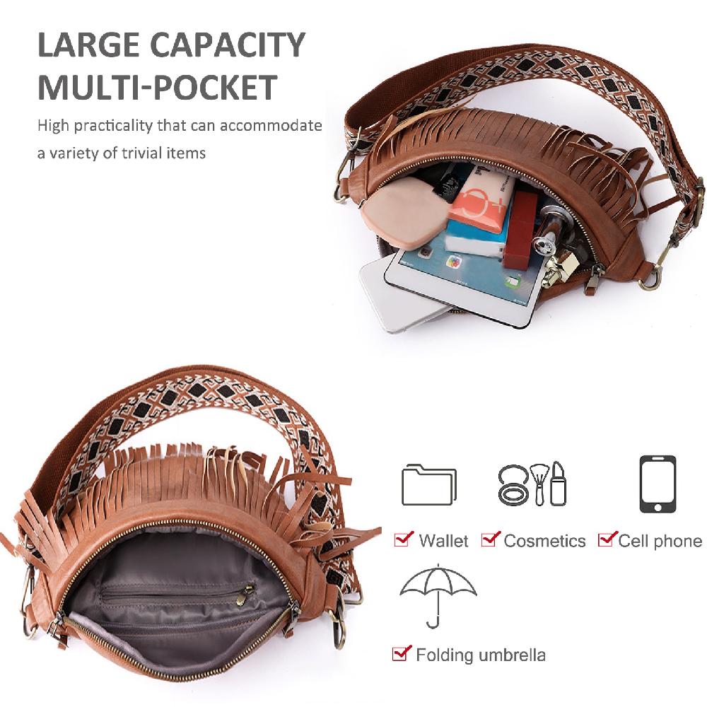 Nicole & Doris Crossbody Bags For Women Tassel Shoulder Bag