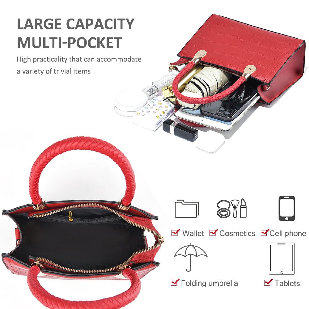 Nicole & Doris Elegant Handbags Women Top Handle Bags