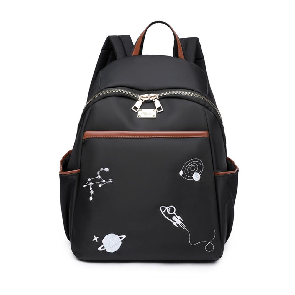 nicole & doris Everyday Travel Backpacks with Embroidered Design