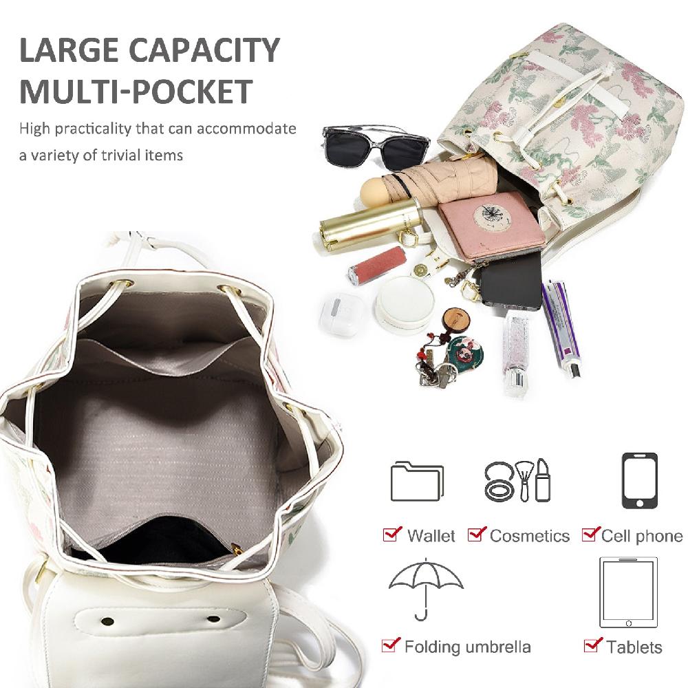 Nicole & Doris Fashion Mini Backpacks Women Backpack Flowers