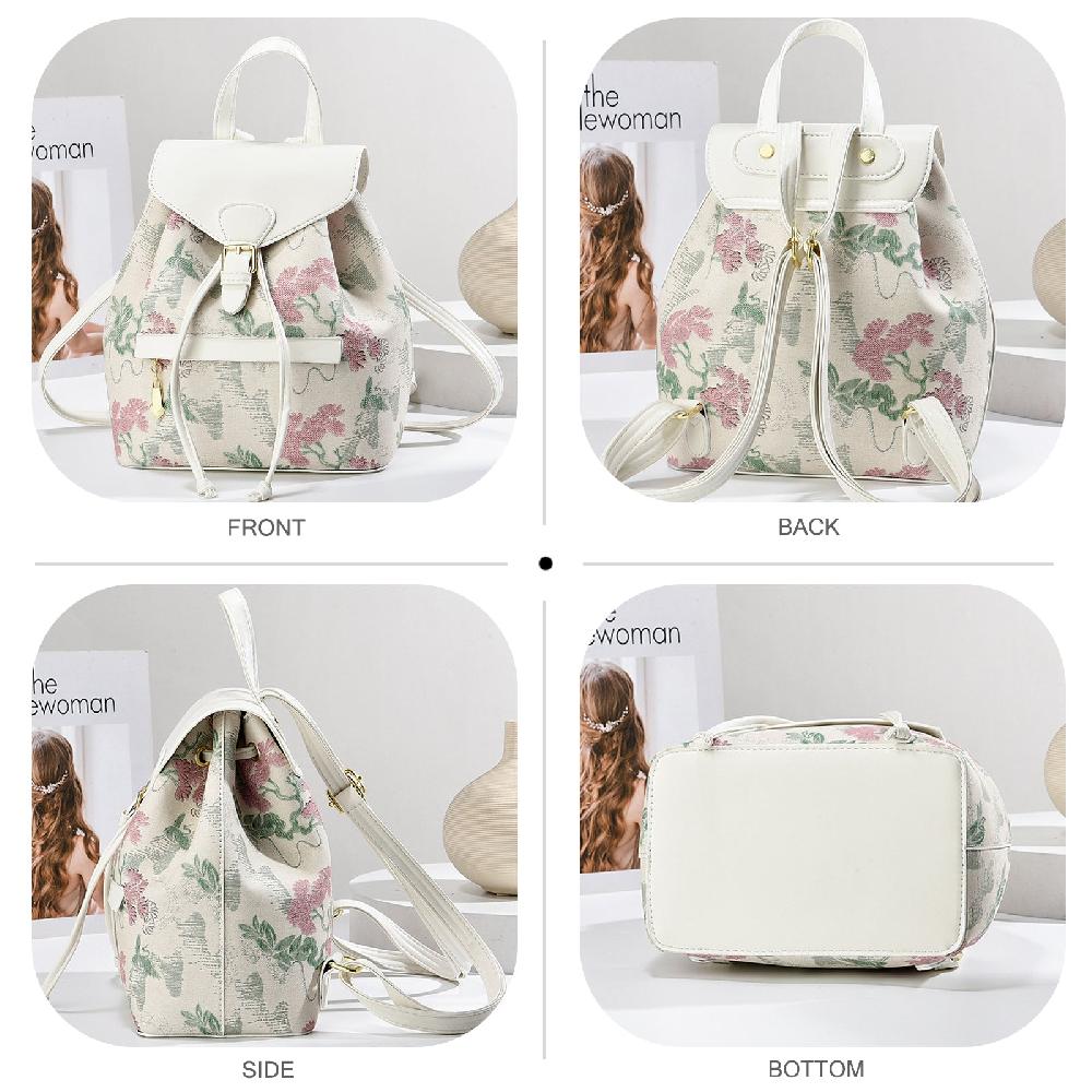 Nicole & Doris Fashion Mini Backpacks Women Backpack Flowers