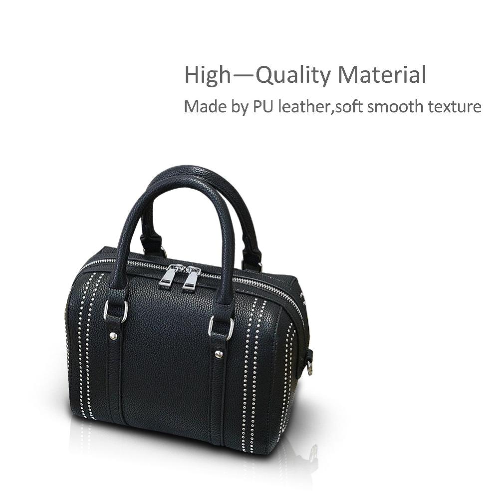 Nicole & Doris Fashion Rivets Decor Ladies Messenger Bag