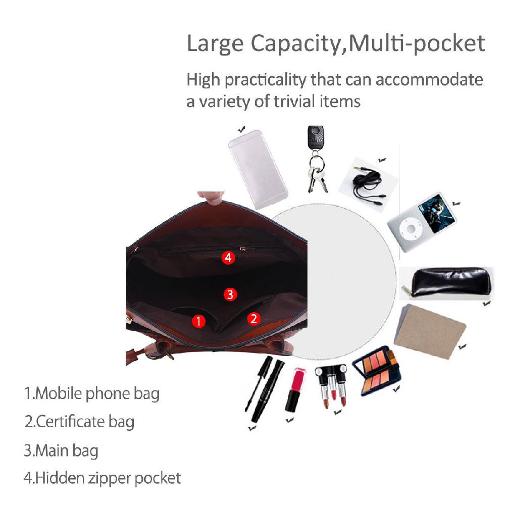 Nicole & Doris Faux Leather Croc Pattern Ladies Handbag