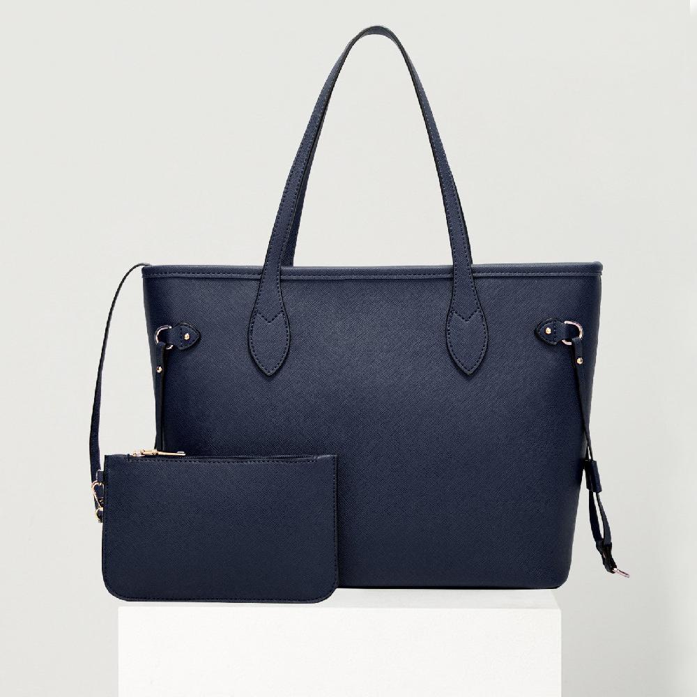 Nicole & Doris Female Minimalist Single Colour Handbags Set