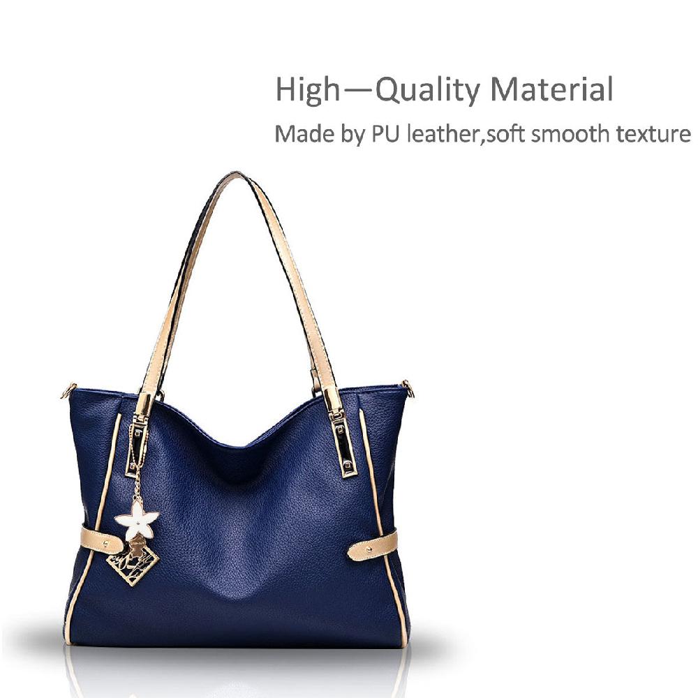 Nicole & Doris Flower Bag Charm Minimalist Plain Handbag