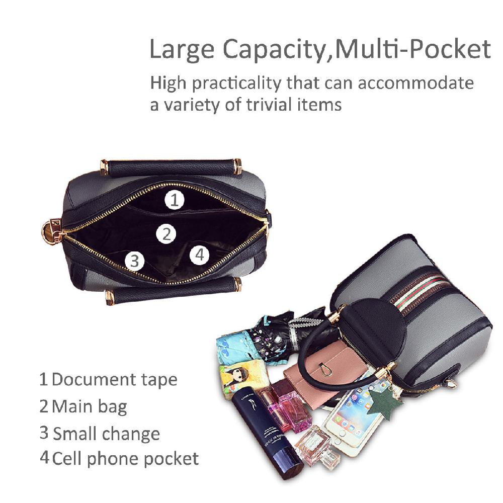 Nicole & Doris Green Star & Gold Tassel Decor Ladies Handbag