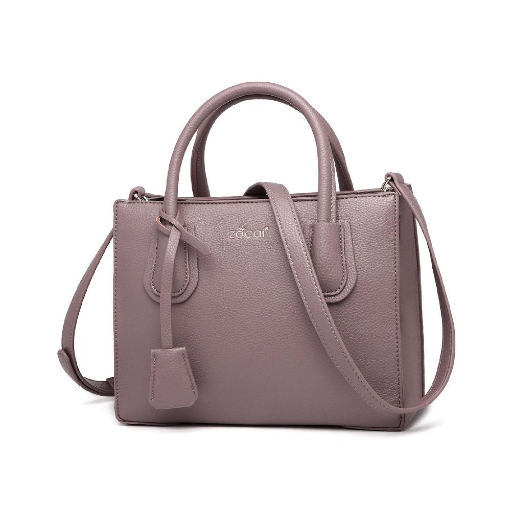 nicole & doris Ladies Elegant PU Leather Single Colour Handbag