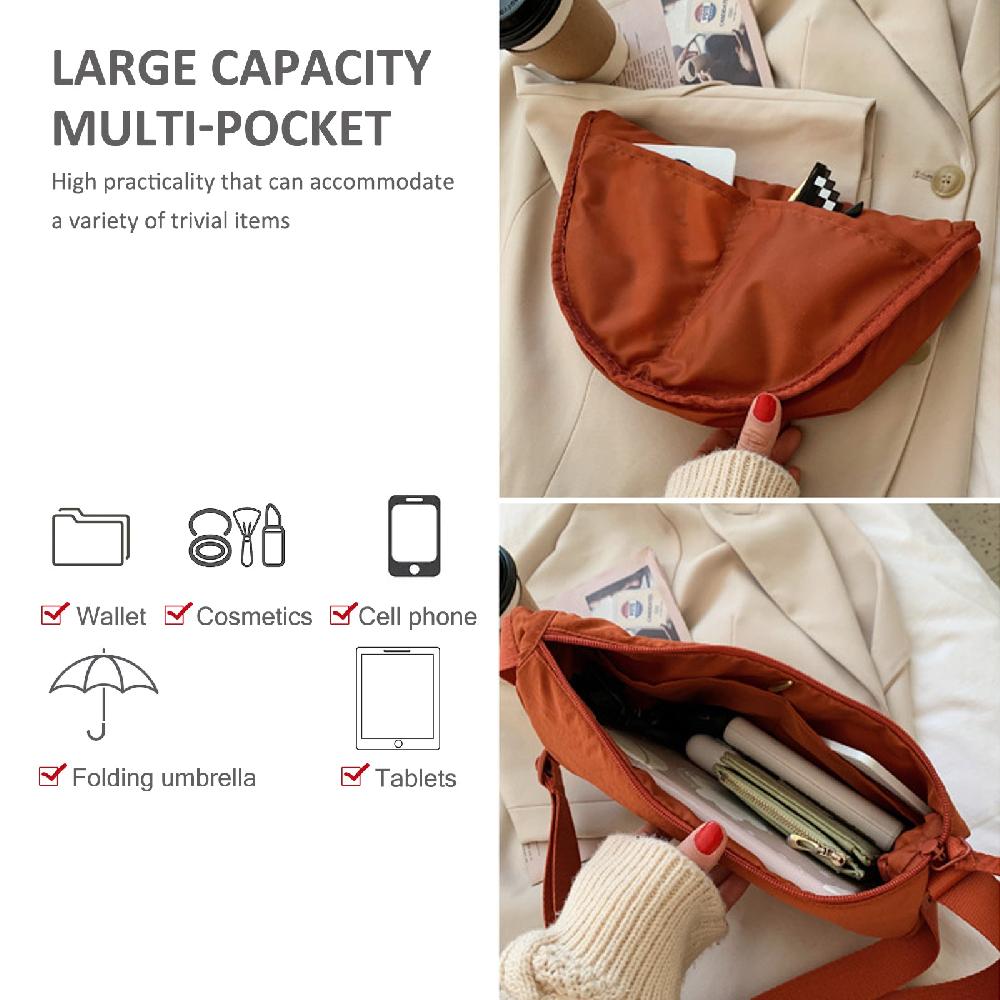 Nicole & Doris Ladies Messenger Bag Crescent Bag Dumpling Bag