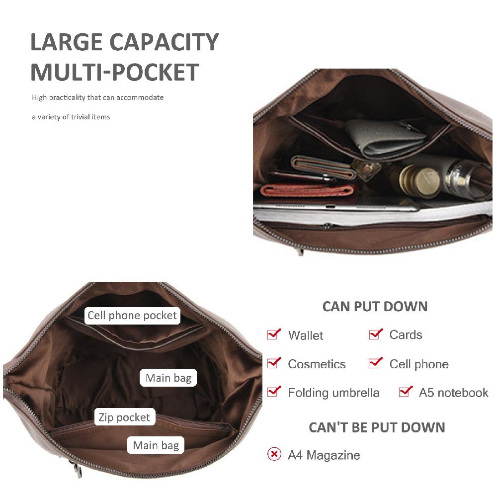 Nicole & Doris Ladies Single Colour Large Capacity Handbag