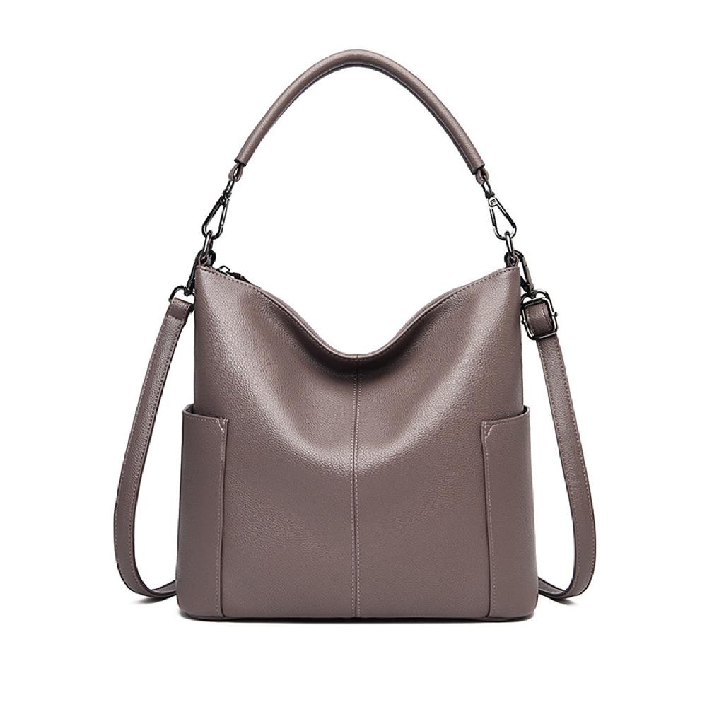 nicole & doris Ladies Single Colour Large Capacity Handbag