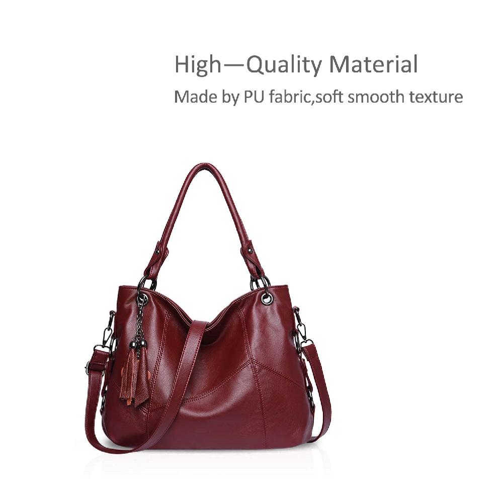Nicole & Doris Ladies Structured Single Colour Handbag