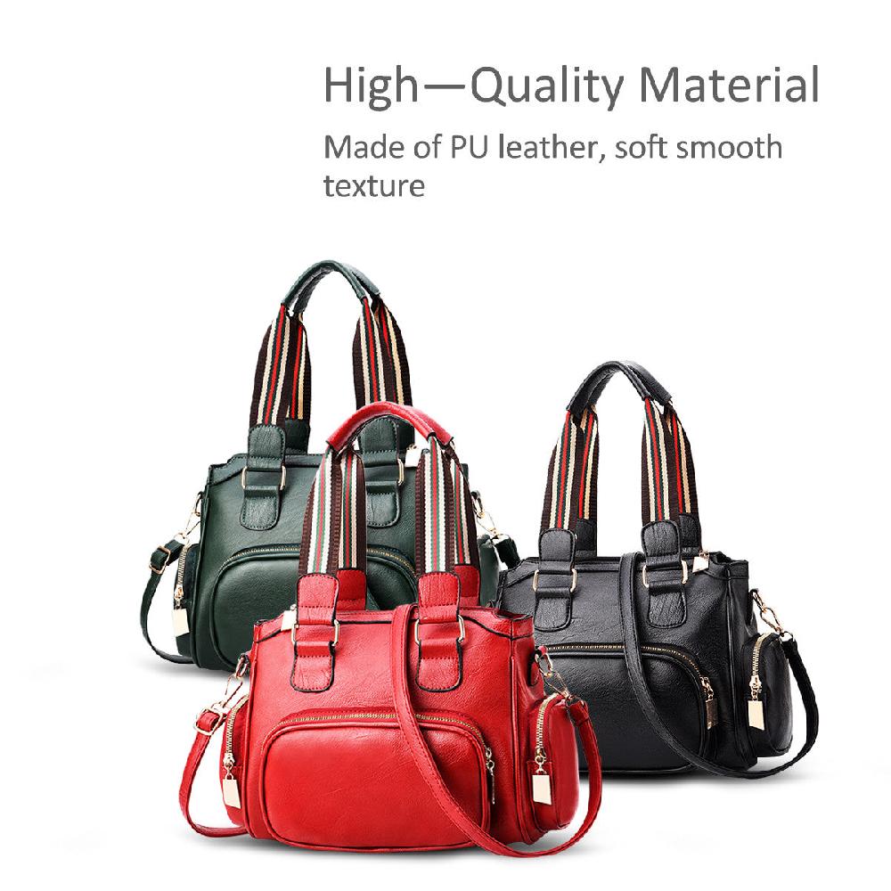 Nicole & Doris Ladies Zip Front Single Colour Handbag