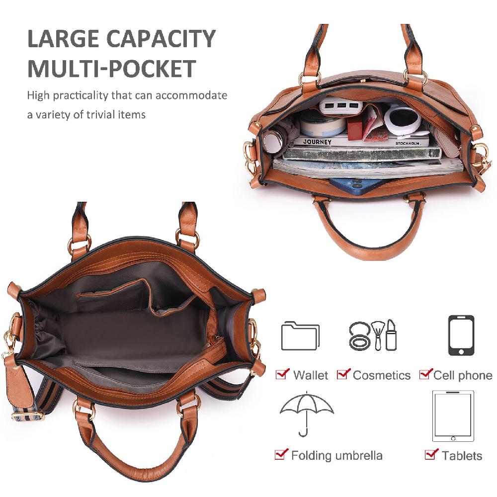 Nicole & Doris Large Crossbody Bags For Women Multifunctional Shoulder Bag