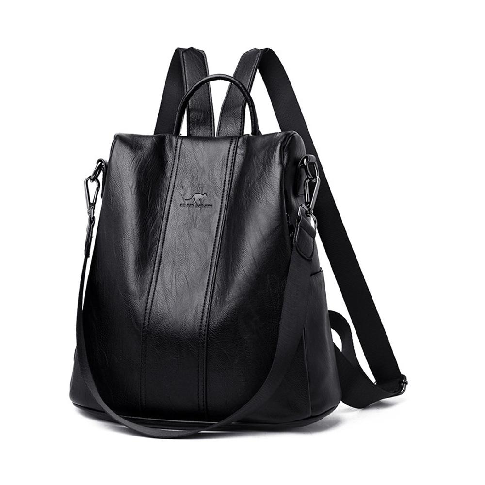 nicole & doris Leather Causal Daypack Ladies Backpack