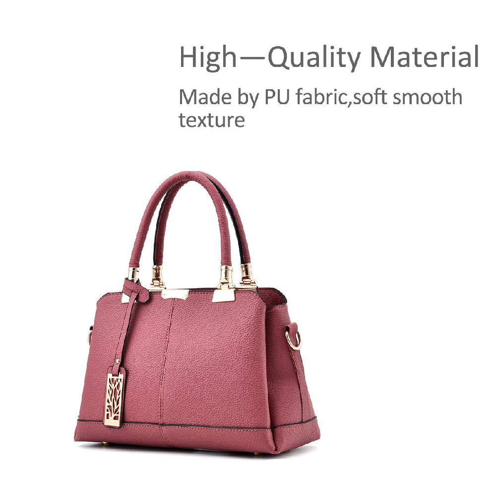 Nicole & Doris Leaves Pattern Bag Charm Ladies Messenger Bag