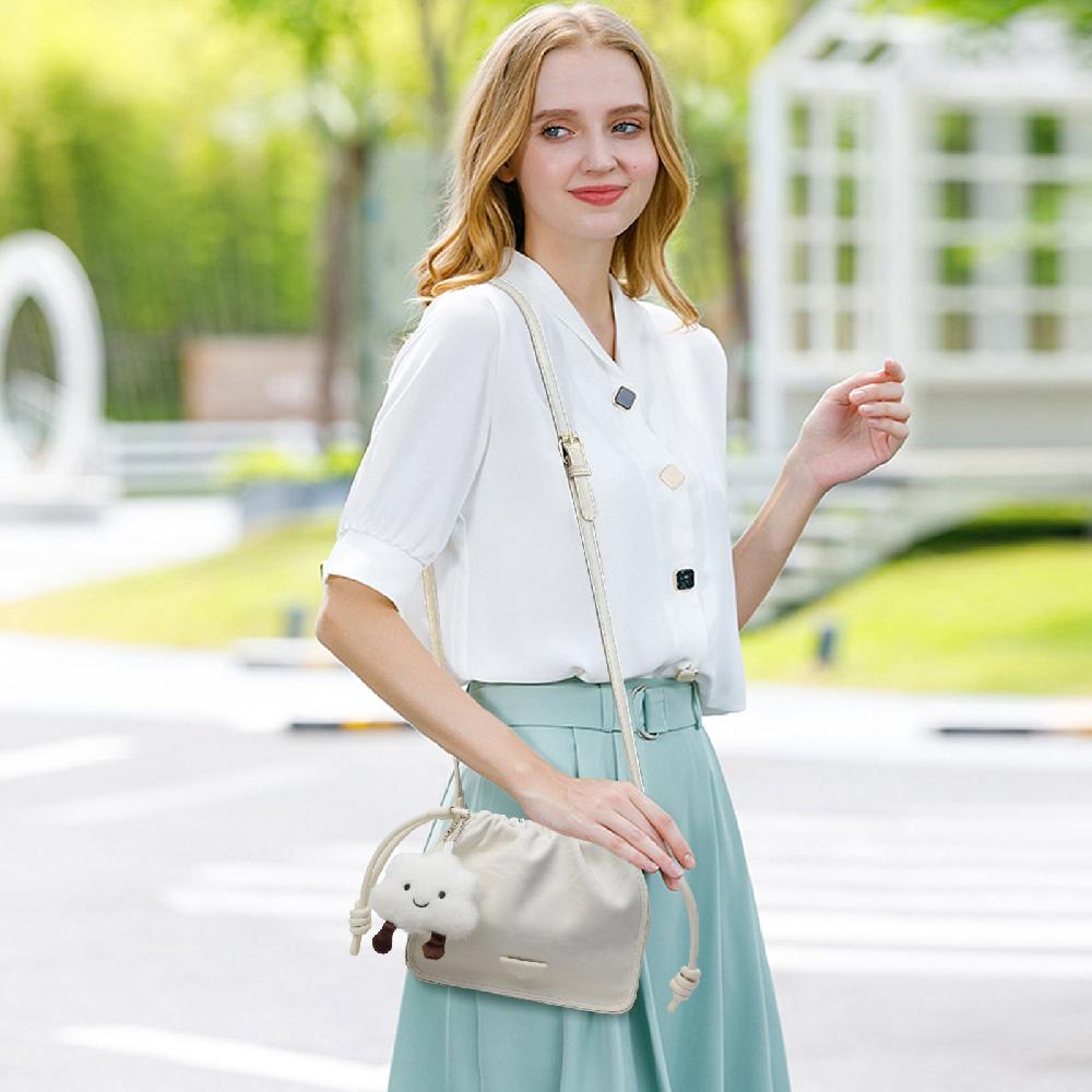 Nicole & Doris Mini Shoulder Bag PU Leather Satchel Bag