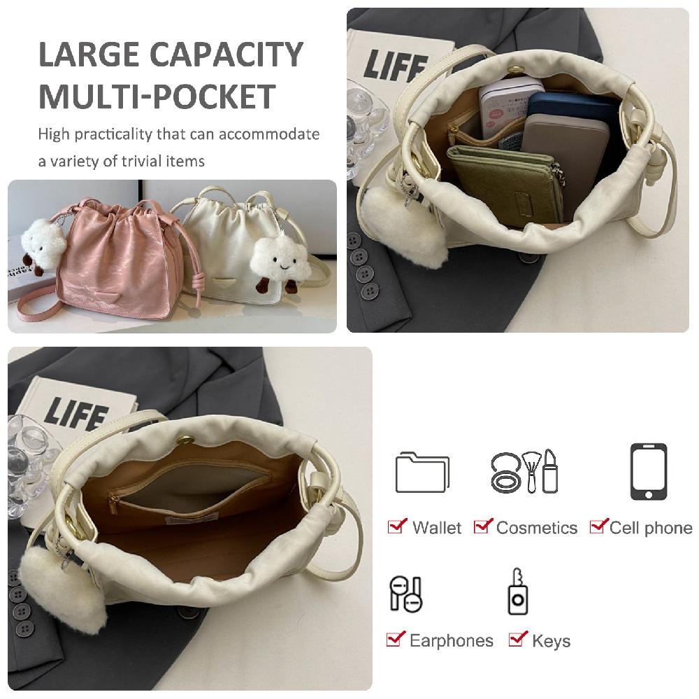 Nicole & Doris Mini Shoulder Bag PU Leather Satchel Bag