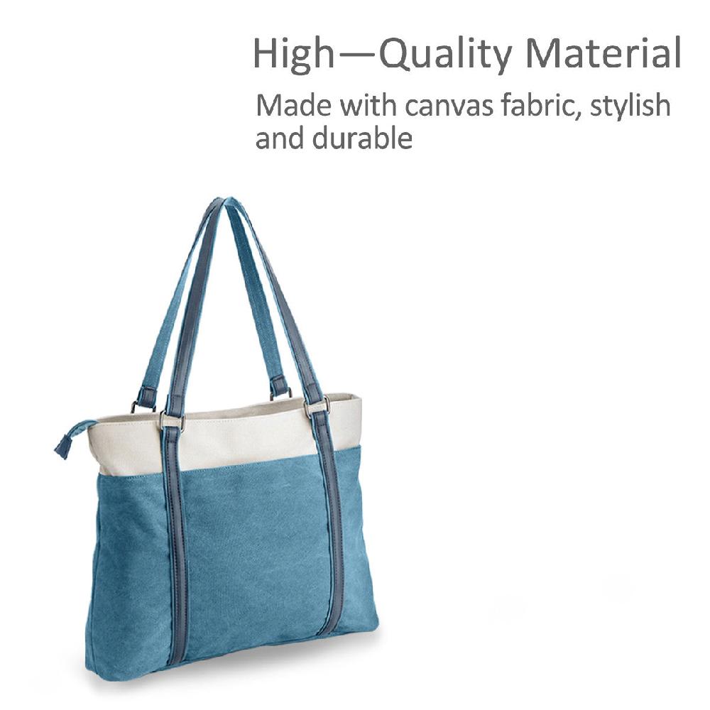 Nicole & Doris Minimalist Canvas Two Colours Tote Bag