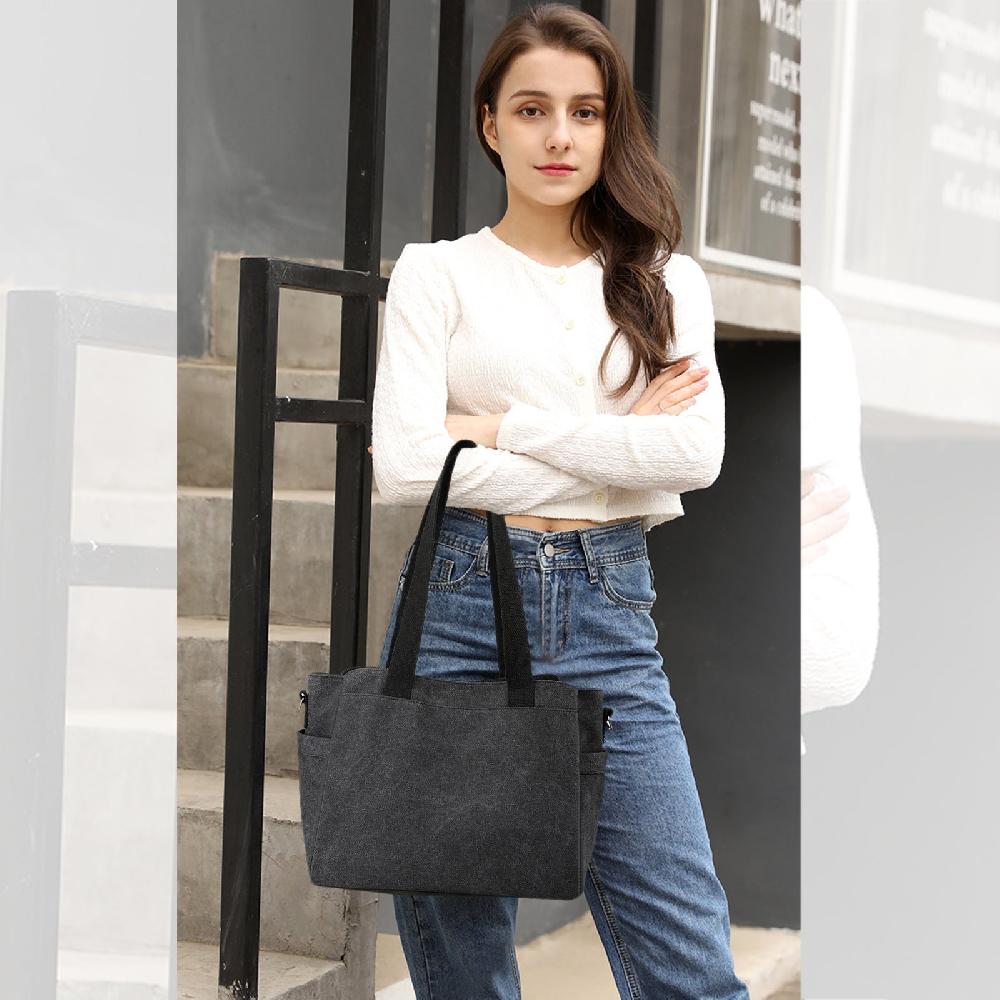 Nicole & Doris Multi Pocket Casual Shopping Crossbody Bag