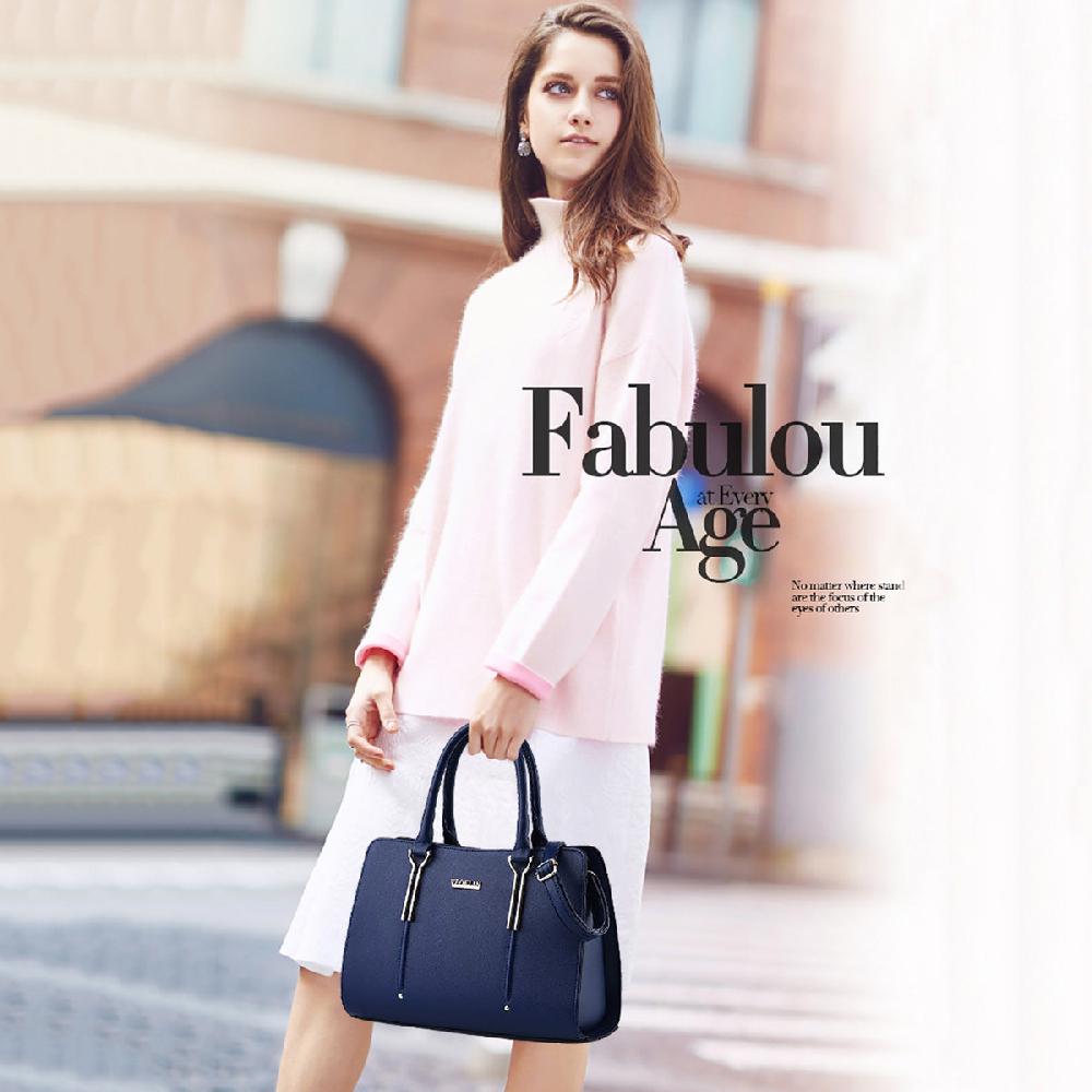 Nicole & Doris New Simple Single Colour Women Handbag