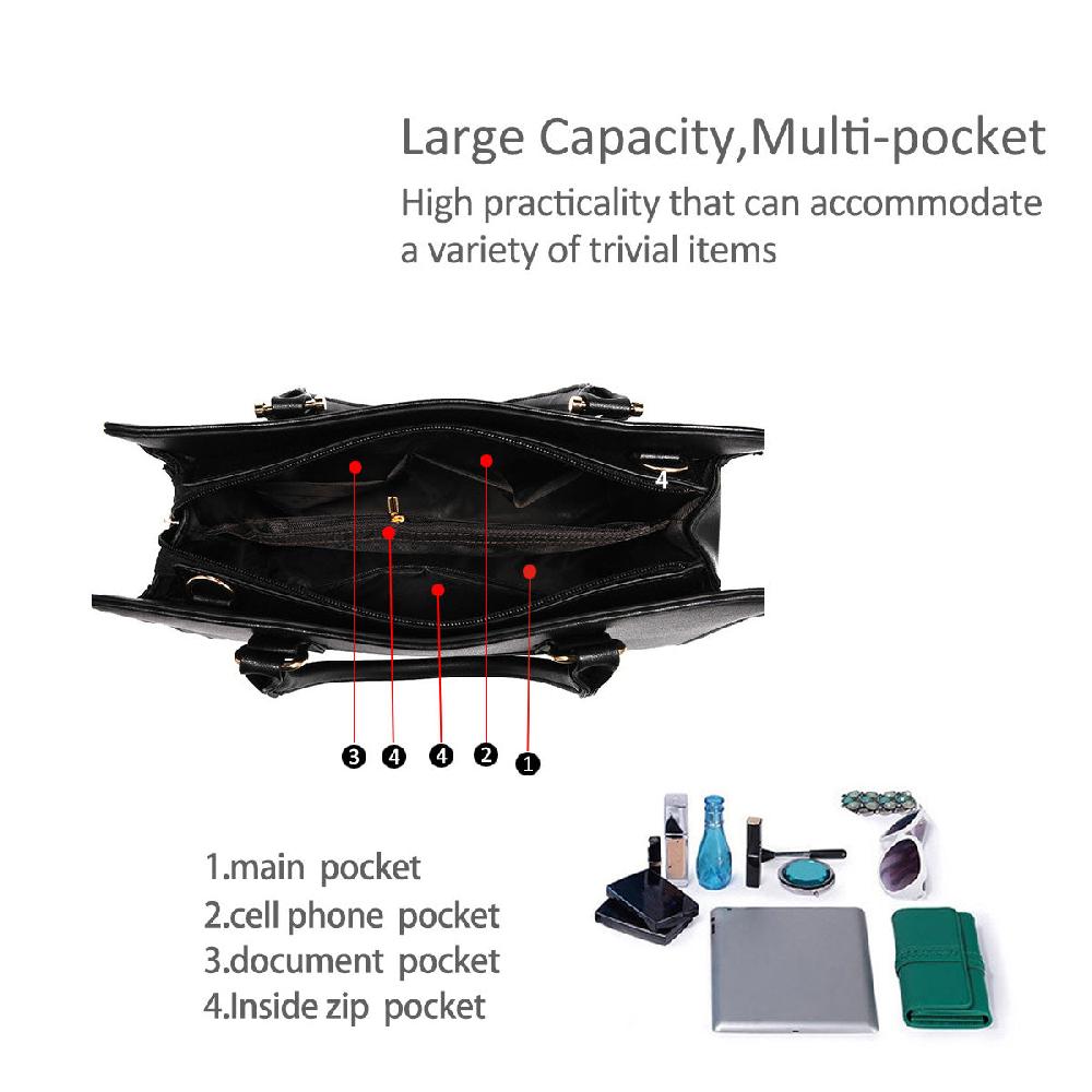 Nicole & Doris New Simple Single Colour Women Handbag