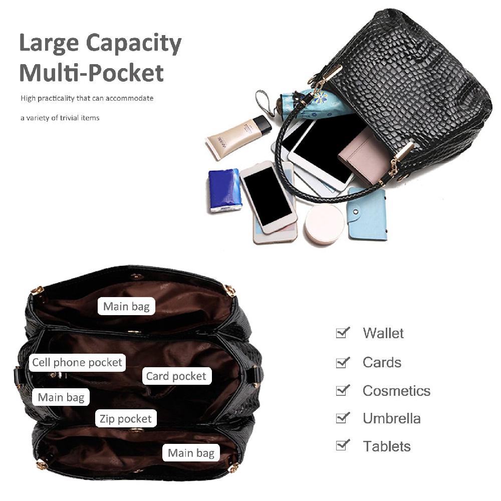 Nicole & Doris 2 Pcs Fish Scales Handbag Sets