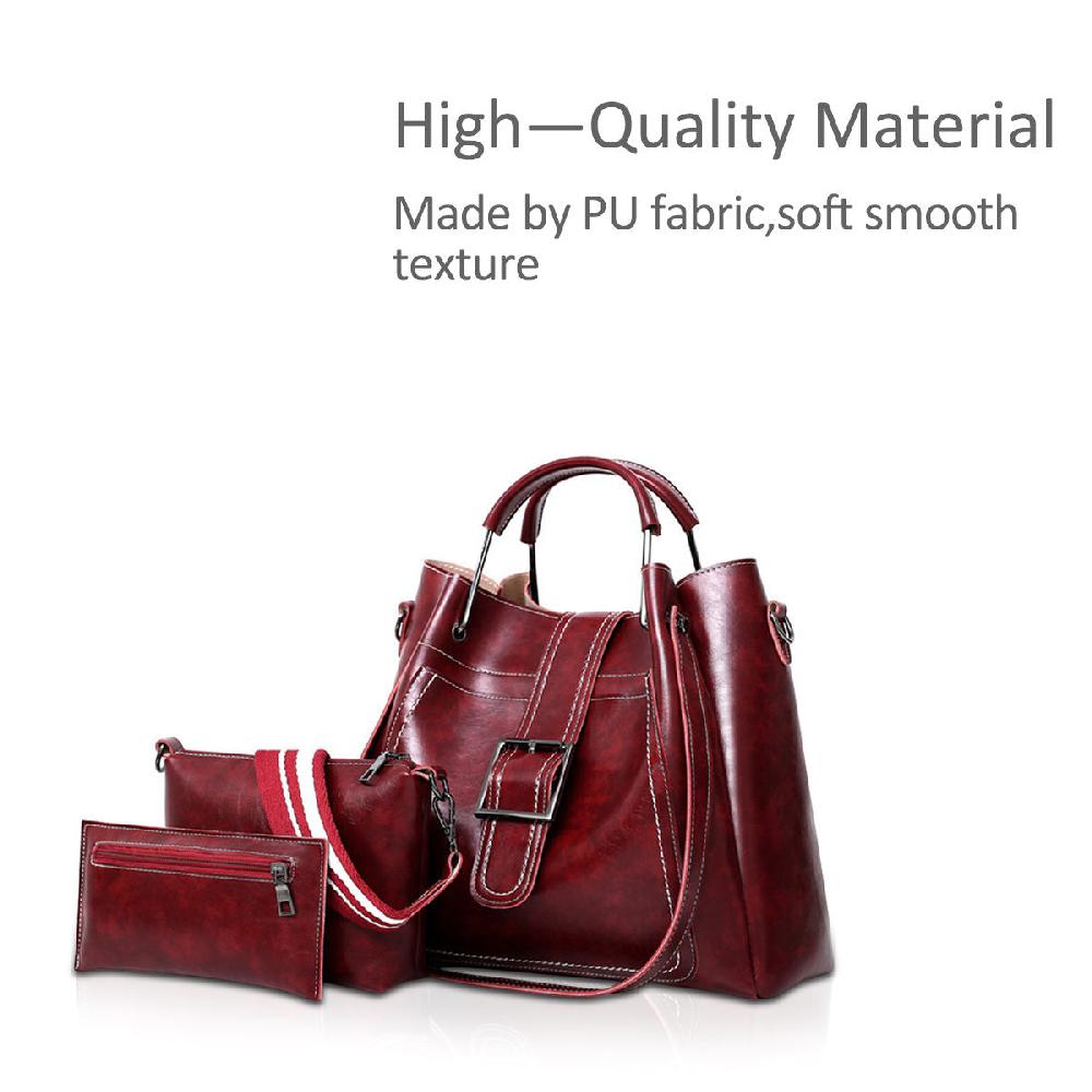 Nicole & Doris 3 Pcs Anti-Theft Ladies Handbag Sets